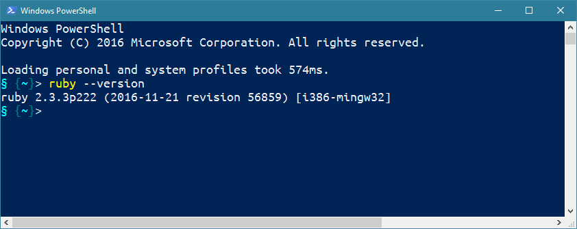 Check version in PowerShell