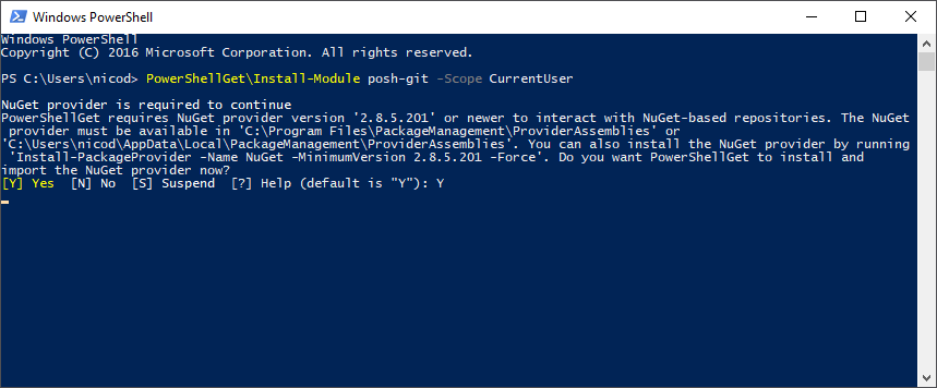 posh-git · Software Installation Guide